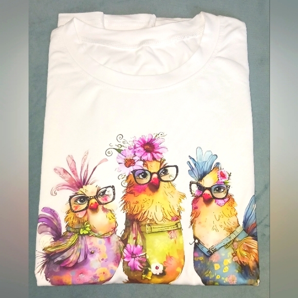 Spring🐓 Chick's💐Soft T-shirt!🐓💐👓📿 - Picture 6 of 7